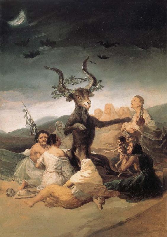 Francisco Goya L-Aquelarre France oil painting art